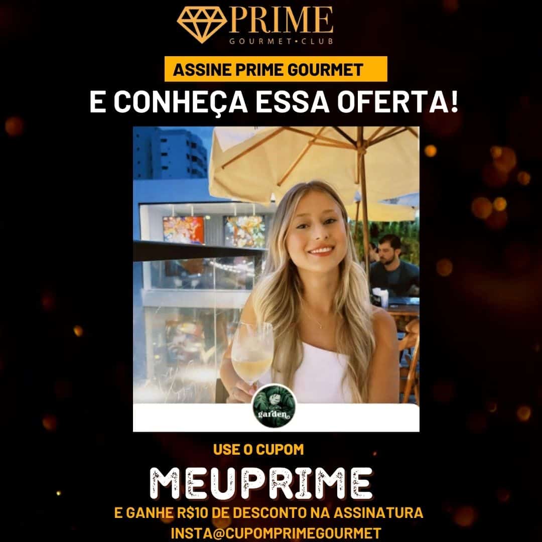 cupom desconto prime gourmet gardensushi