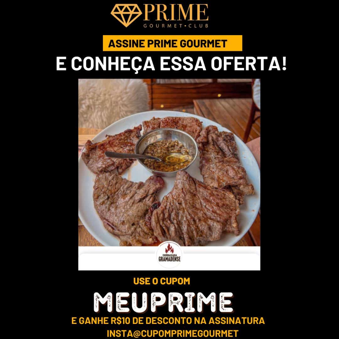cupom desconto prime gourmet gramadense