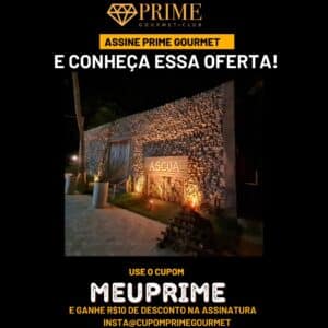 cupom desconto prime gourmet ascua