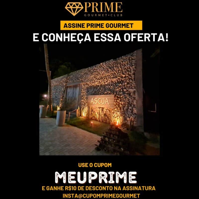 cupom desconto prime gourmet ascua