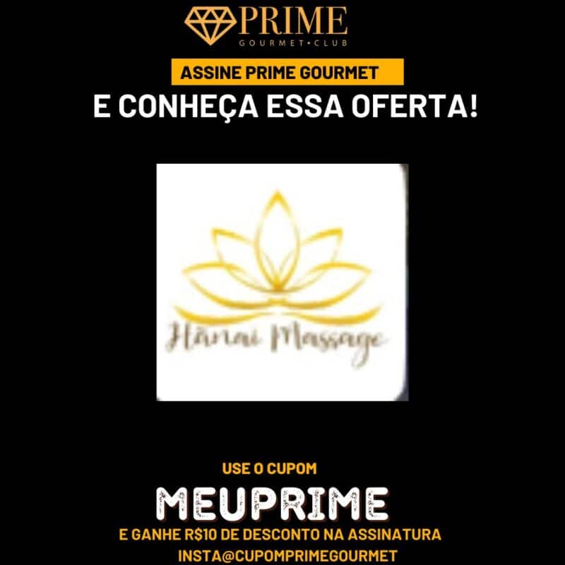 cupom desconto prime gourmet hanai