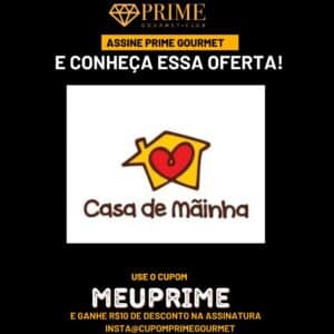 cupom desconto prime gourmet mainha