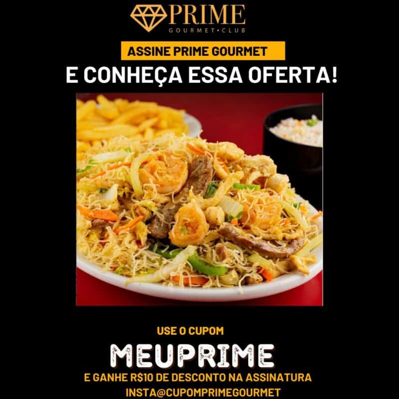 cupom desconto prime gourmet xian