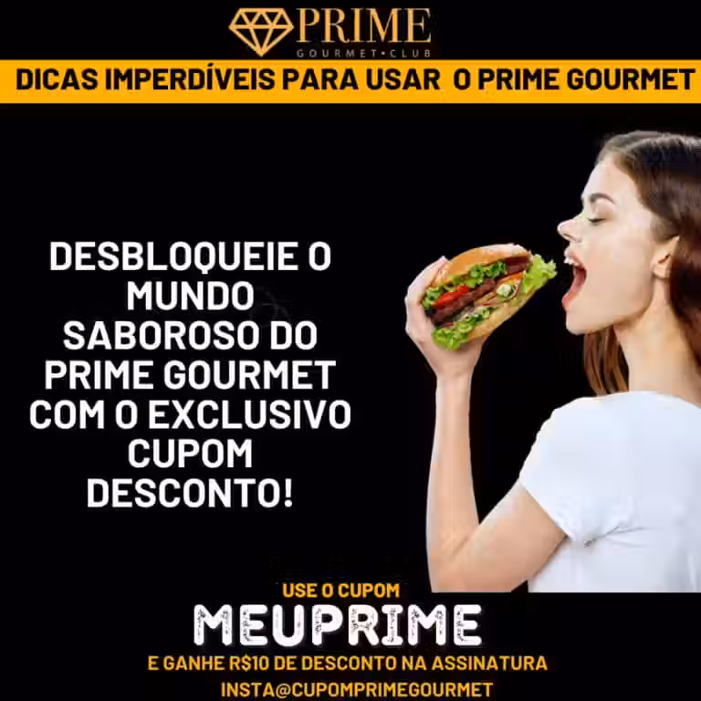 cupom de desconto prime gourmet,cupom de desconto