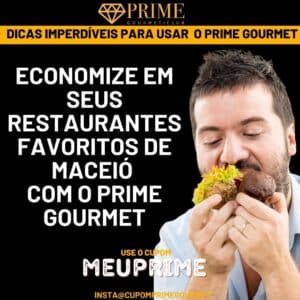 Descontos em restaurantes favoritos de Maceió com Prime Gourmet