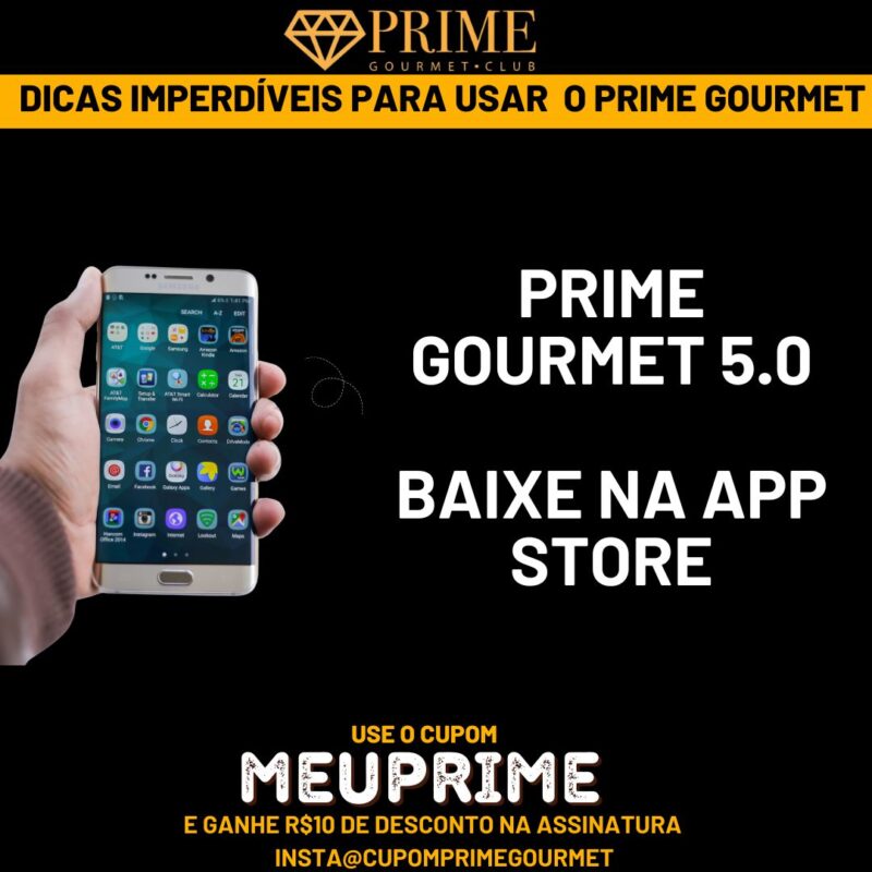 prime gourmet 5.0 baixe na play store