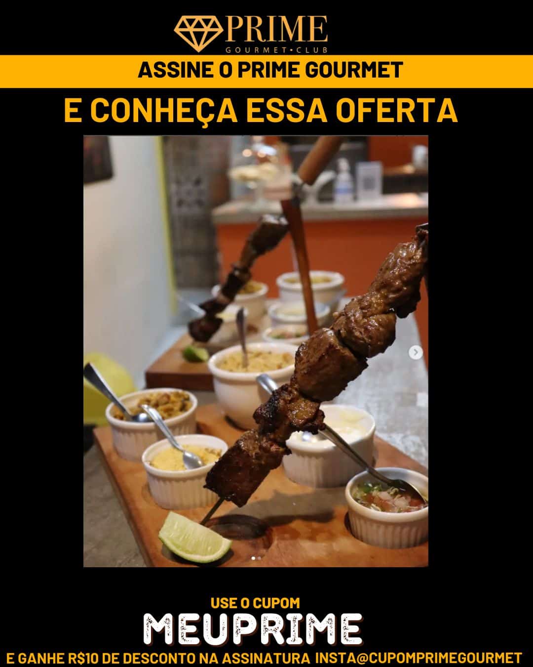 Prime Gourmet Maranhão e Região - Churrascaria da Cidade - Espeto