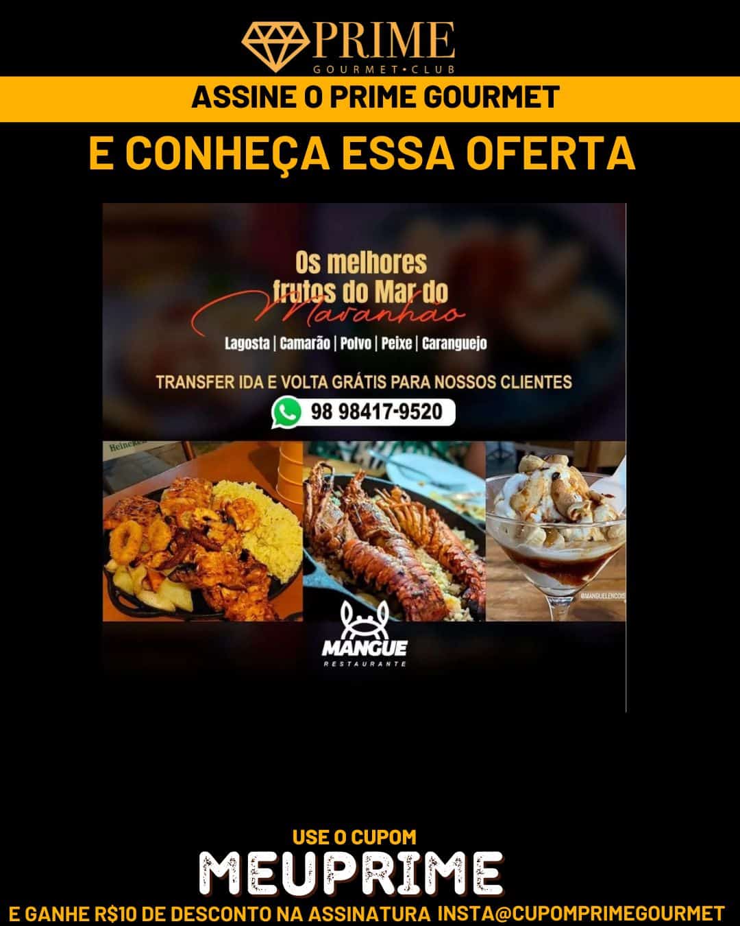 Prime Gourmet Maranhão e Região - Mangue Restaurante