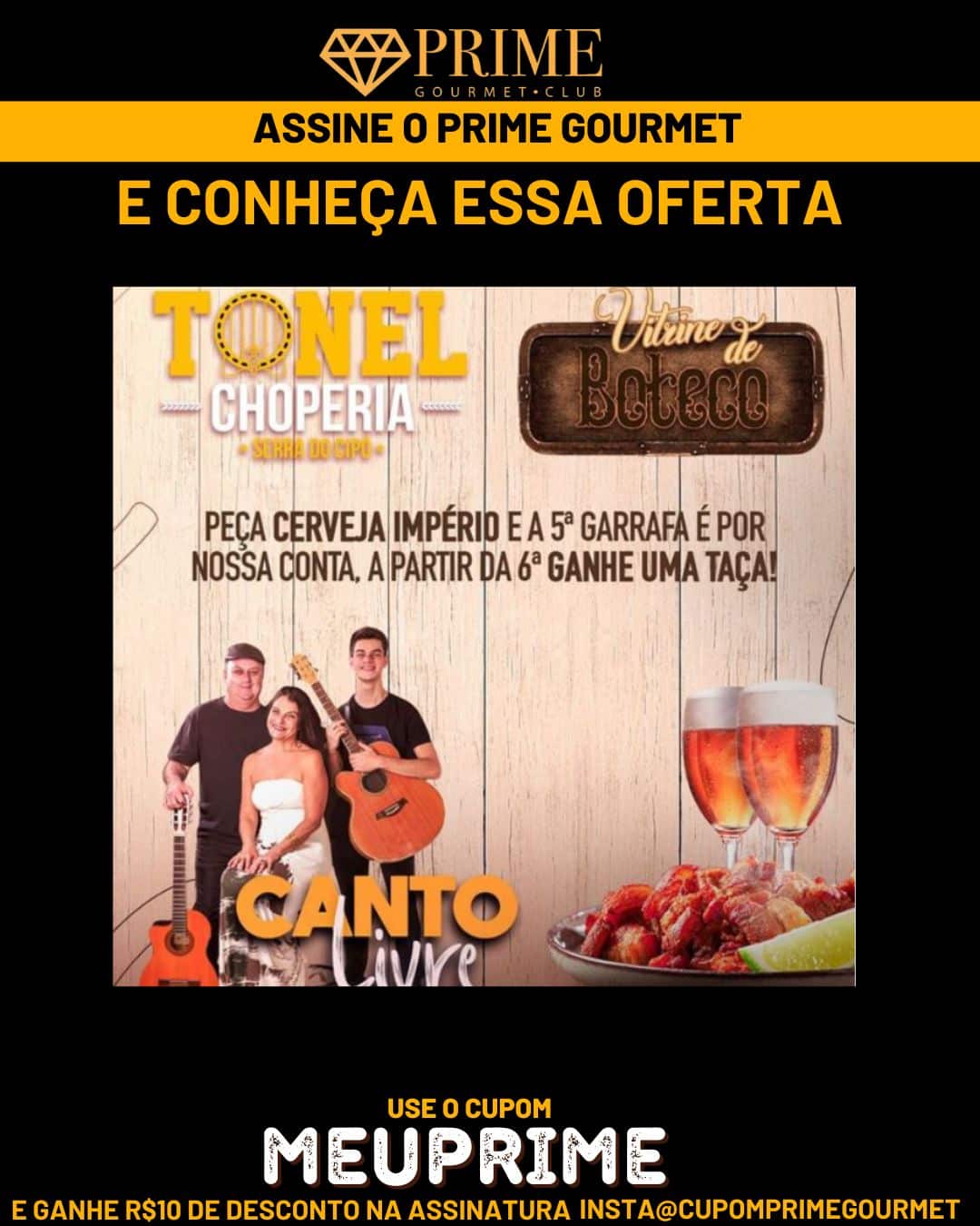 Prime Gourmet Belo Horizonte -MG -Tonel Choperia
