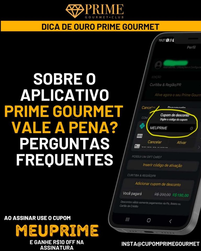 Tudo sobre o Aplicativo Prime Gourmet,prime gourmet vale a pena,prime gourmet gramado,prime gourmet como funciona,prime gourmet cupom desconto
