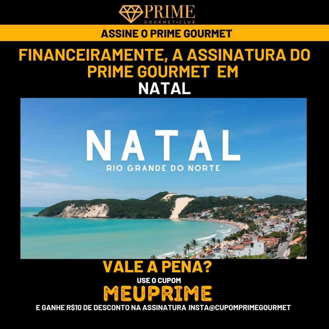 Praia de Natal, Rio Grande do Norte, promoção Prime Gourmet.