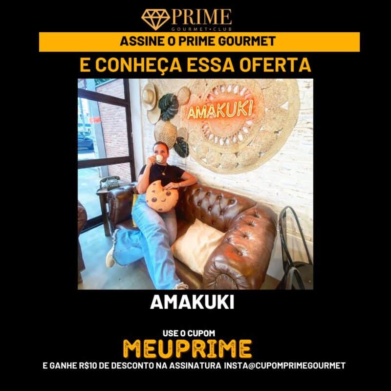 Imagem do cupom Prime Gourmet Club Campinas da Amakuki