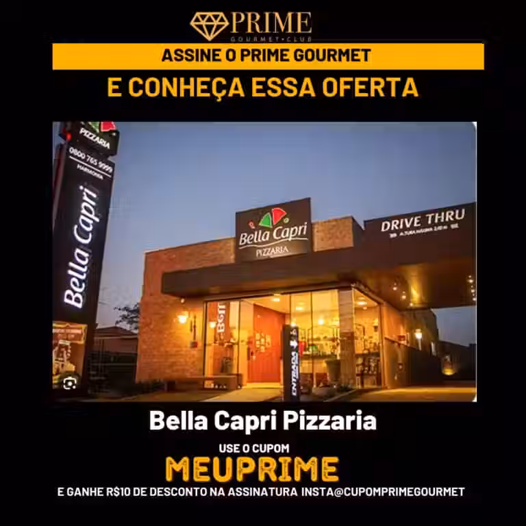 bella capri pizzaria campinas,prime gourmet bela capri,prime gourmet pizzaria campinas