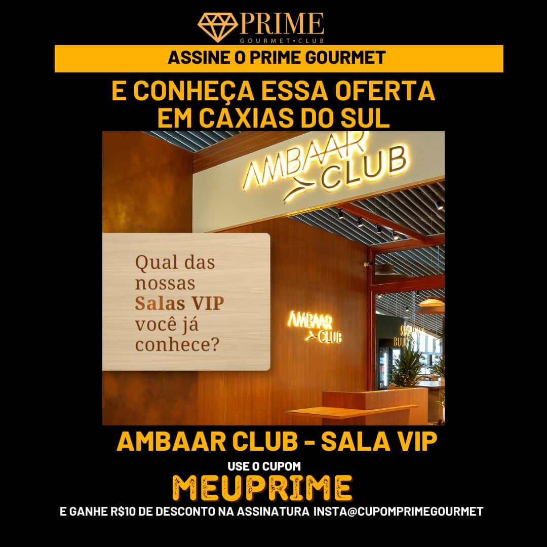Imagem Prime Gourmet Club Caxias do Sul com cupom de desconto