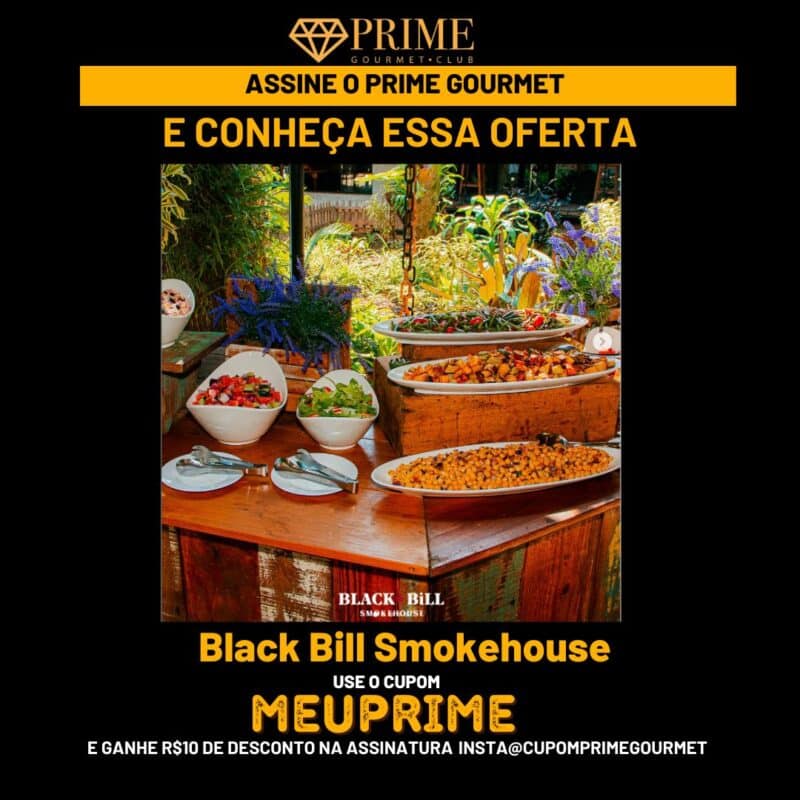Desconto Prime Gourmet Club Foz do Iguaçu MeuPrime Black Bill