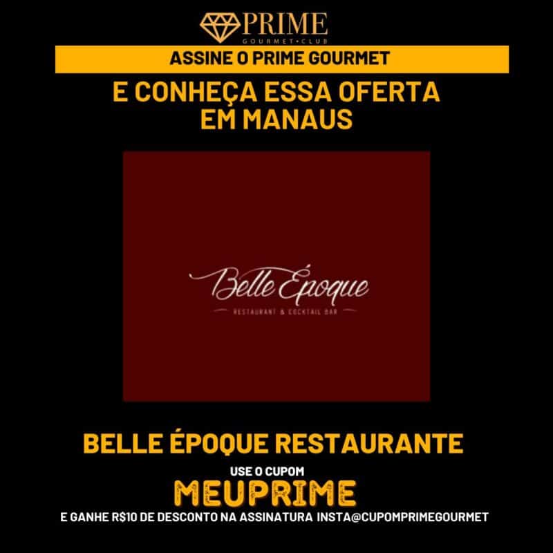 Promoção Prime Gourmet para restaurante em Manaus.
