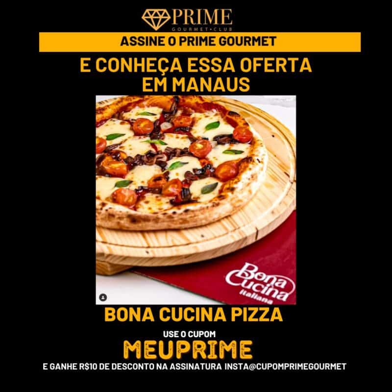 Pizza artesanal em promoção, Prime Gourmet Manaus.