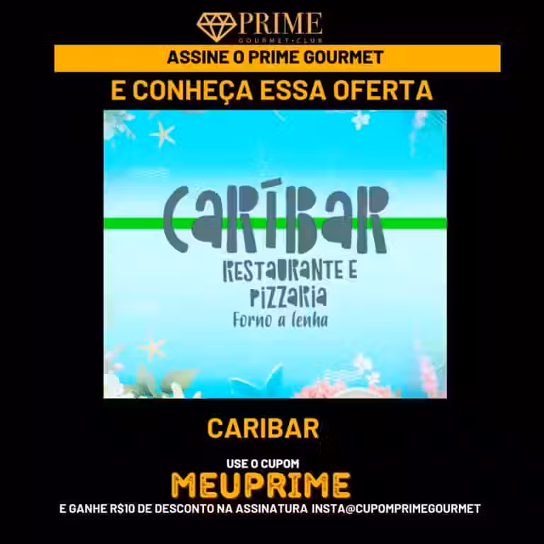 caribar pizzas,caribar prime gourmet,caribar porto seguro