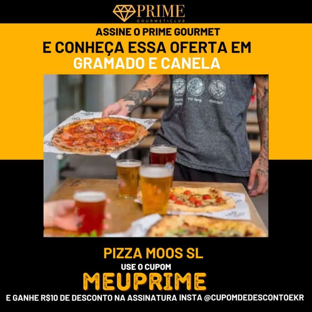 Promoção de pizza com cerveja em Gramado e Canela.