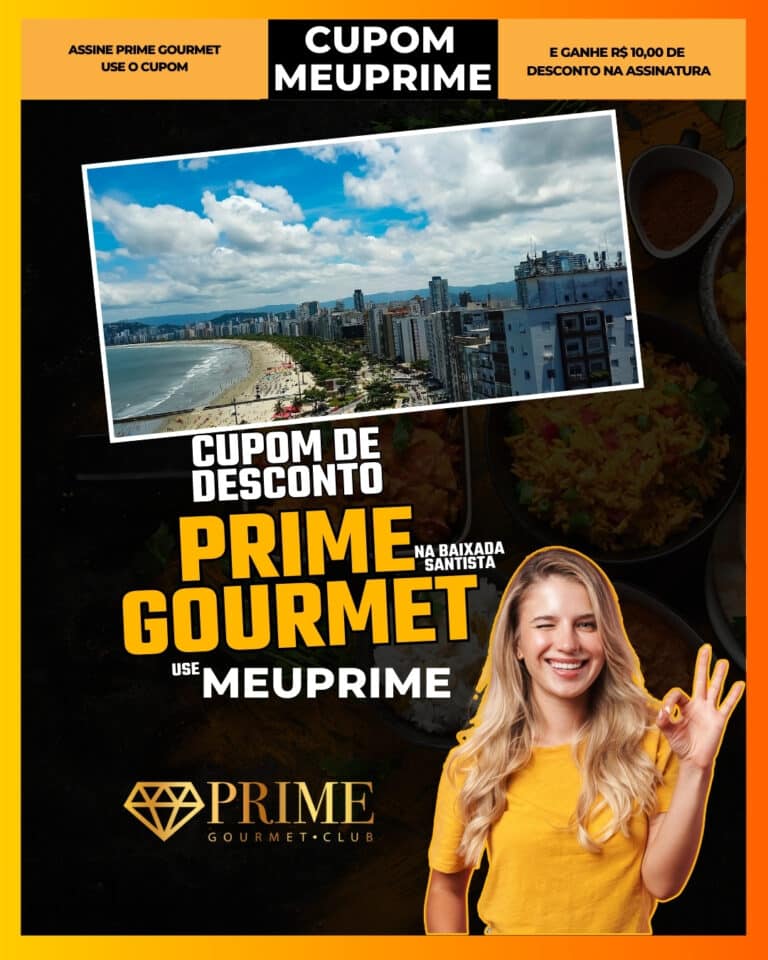 cupom de desconto prime gourmet baixada santista