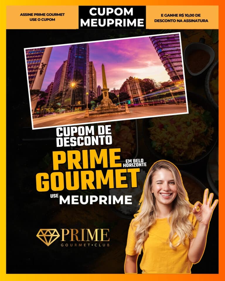 cupom de desconto prime gourmet belo horizonte
