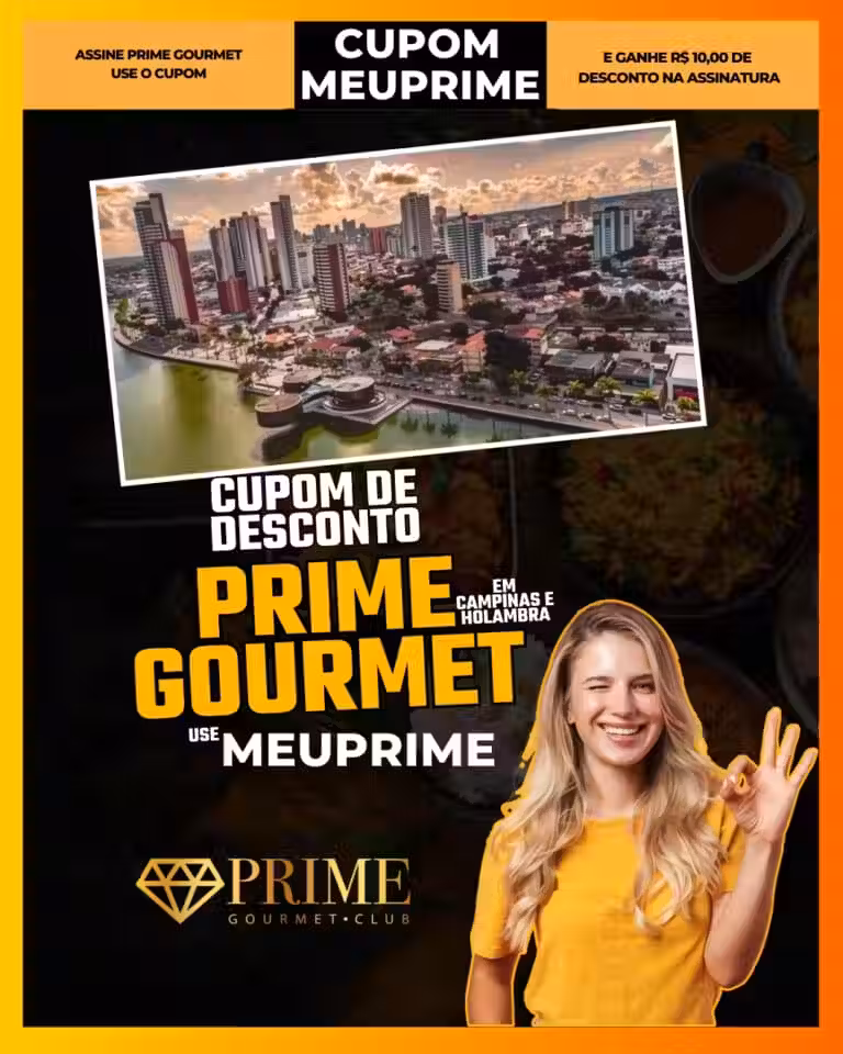 cupom de desconto prime gourmet campinas