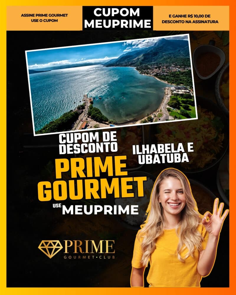 cupom de desconto prime gourmet ilhabela ubatuba use meuprime ig