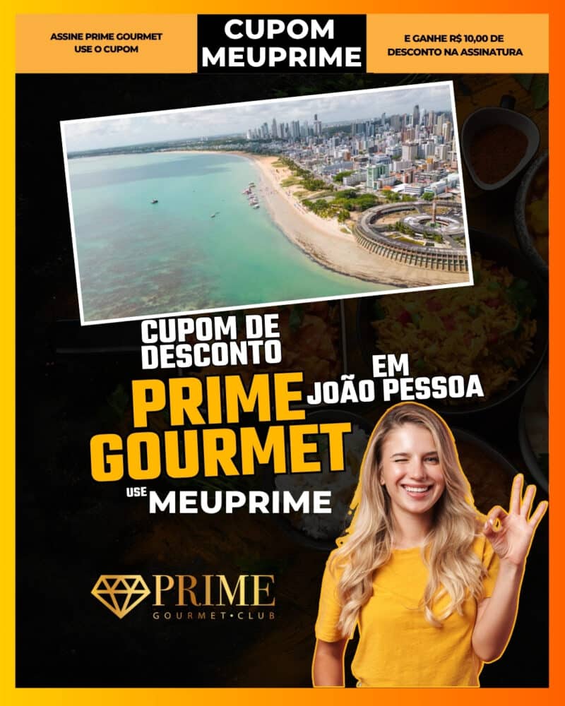 cupom de desconto prime gourmet joao pessoa use meuprime