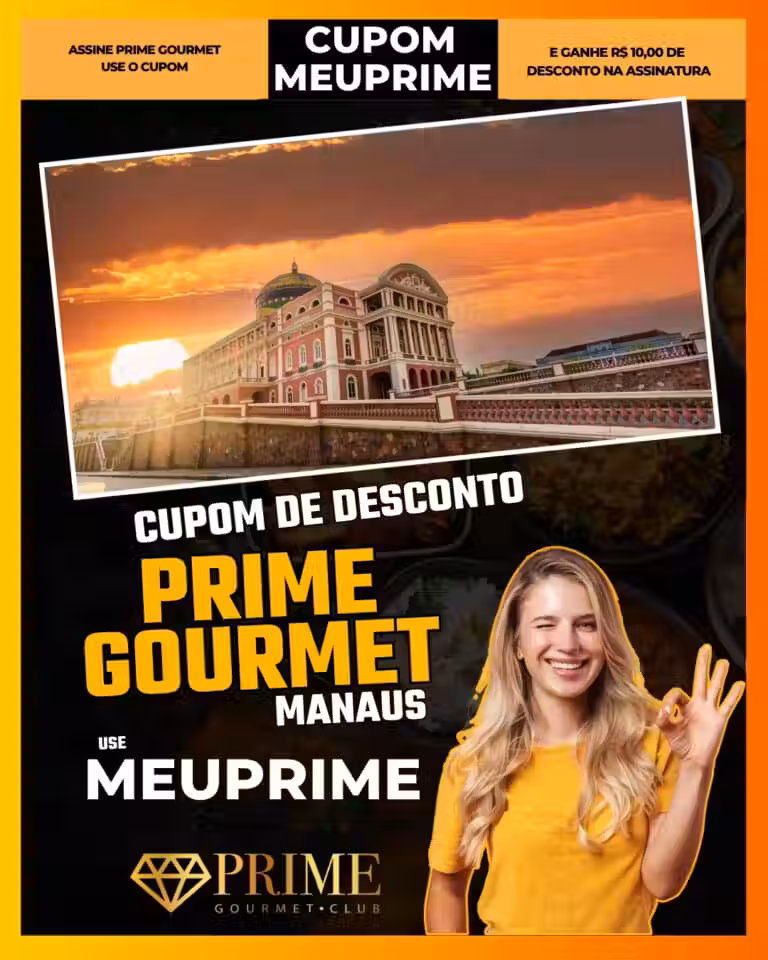 cupom de desconto Prime Gourmet Manaus