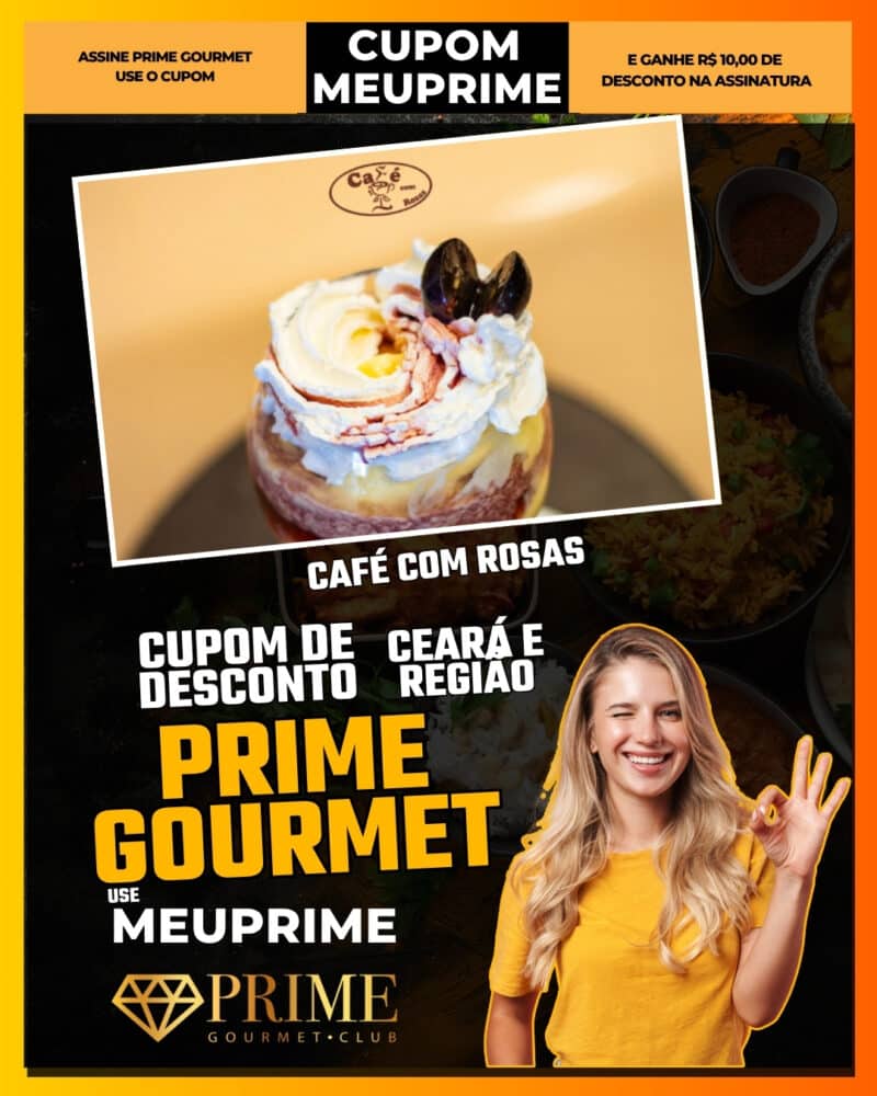 café com rosas