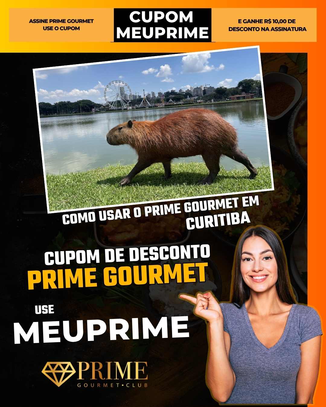 como usar prime gourmet curitiba