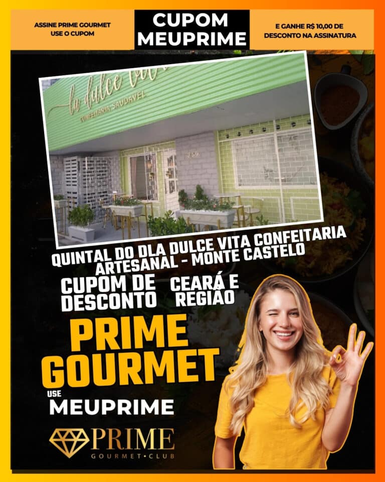 La Dulce Vita,Confeitaria,Artesanal,Fortaleza,Ceará,Doces,Bolos,Prime Gourmet,Desconto,Cupom,MEUPRIME,Sobremesa,Onde Comer Fortaleza,Prime Gourmet Fortaleza