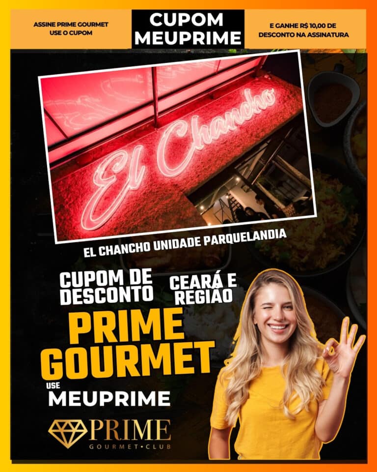 El Chancho Parquelandia,Prime Gourmet Fortaleza,culinária latina,restaurantes Fortaleza,desconto Prime Gourmet,cupom MEUPRIME,gastronomia Ceará,onde comer latino,oferta Prime Gourmet,economia em restaurantes,Fortaleza,Prime Gourmet