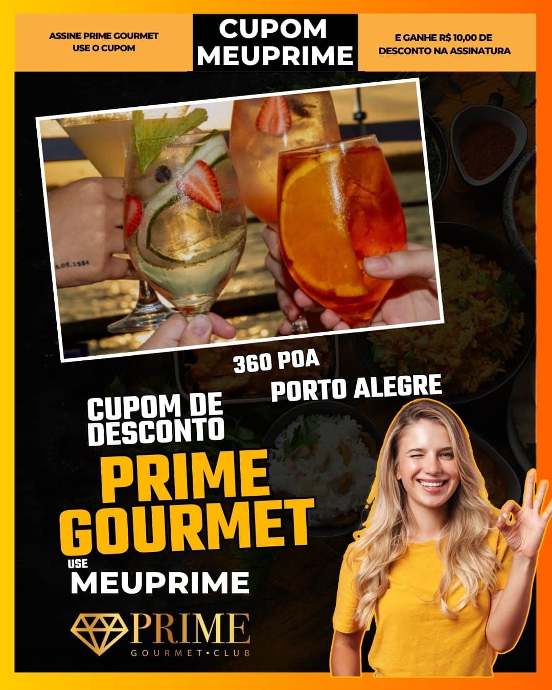 cupom desconto prime gourmet use meu prime 360 poa