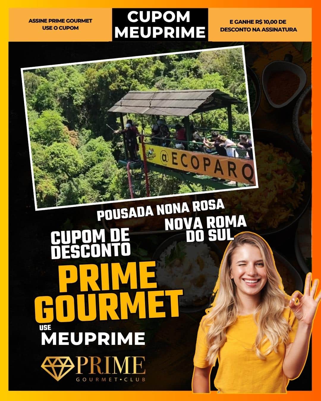 cupom desconto prime gourmet use meu prime pousada nona rosa
