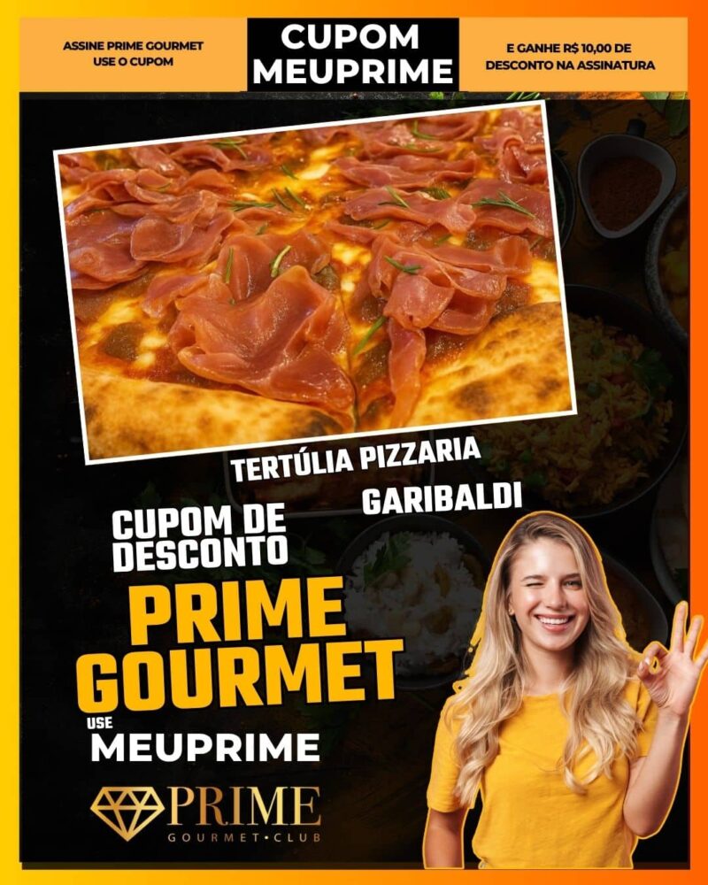 cupom desconto prime gourmet use meu prime tertúlia pizzaria