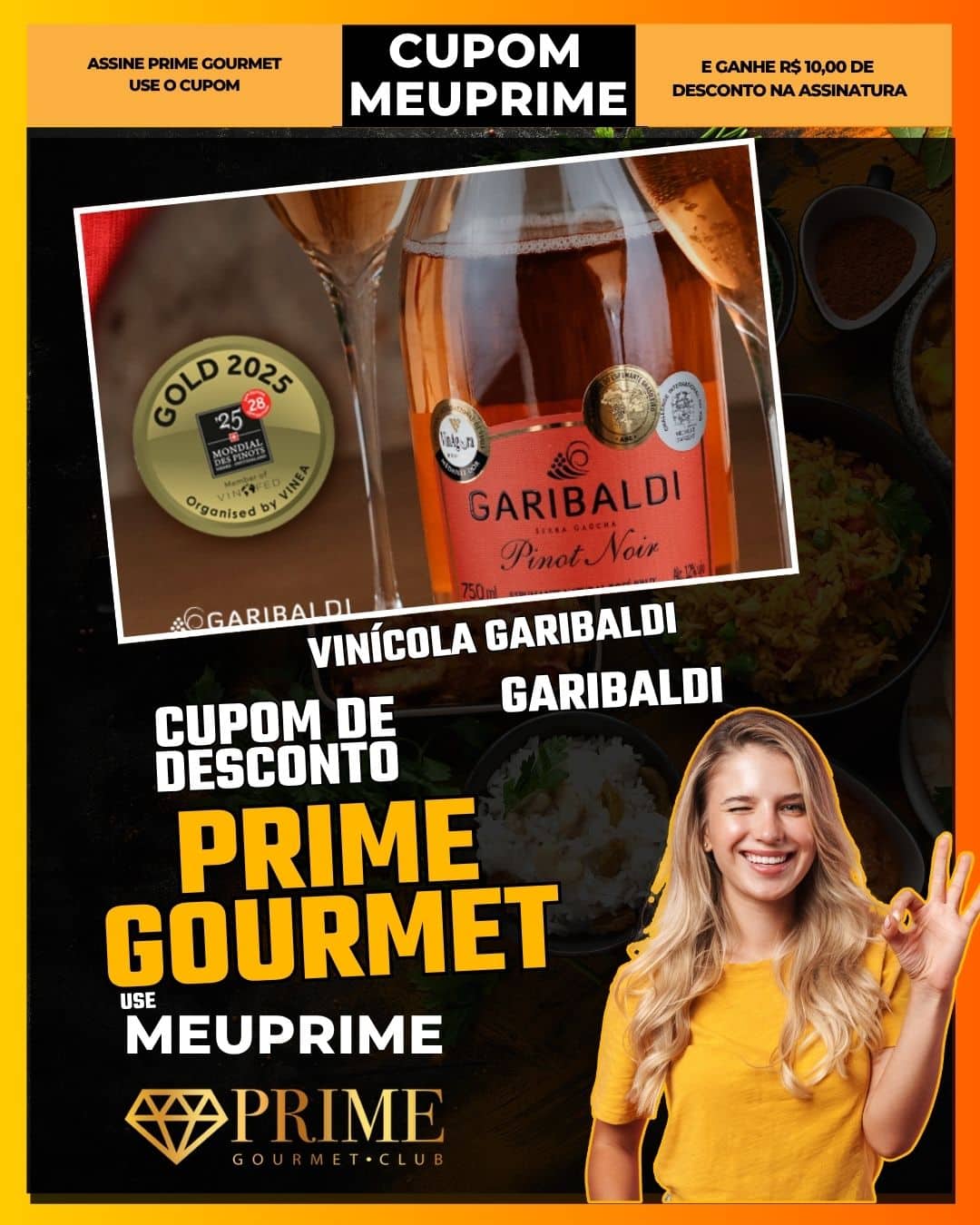 cupom desconto prime gourmet use meu prime vinícola garibaldi