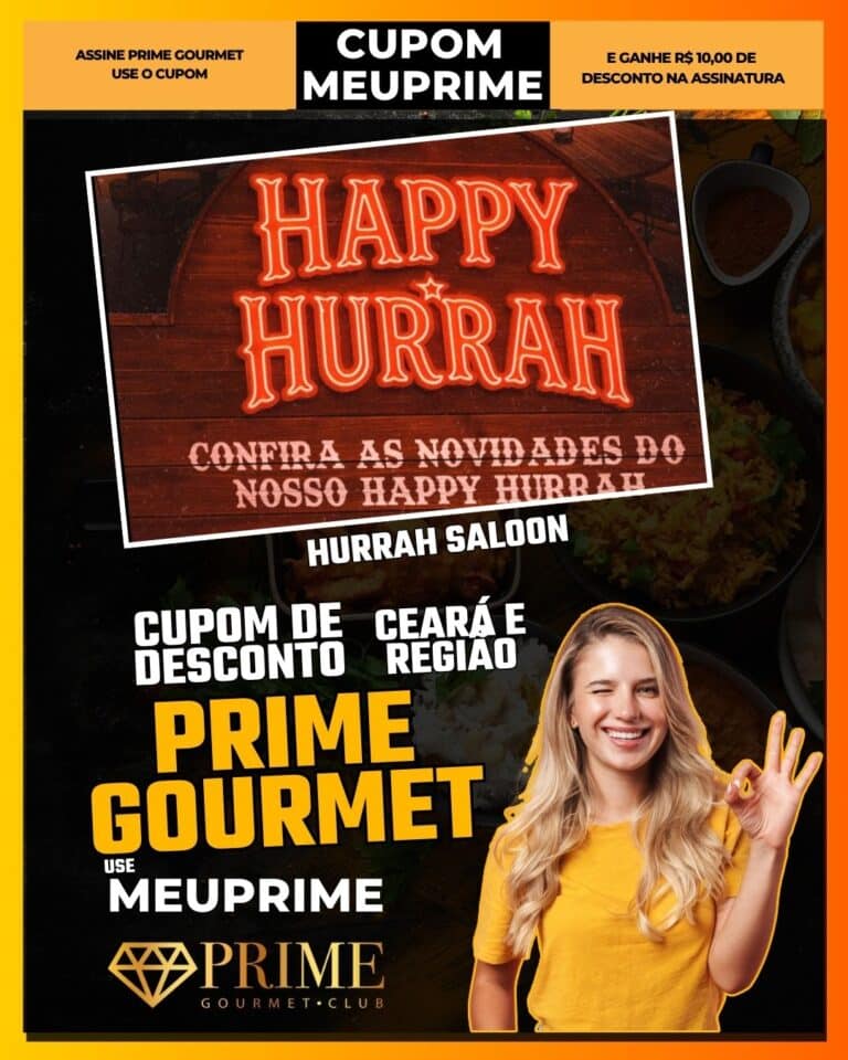 Hurrah Saloon,Faroeste,Fortaleza,Ceará,Bar,Prime Gourmet,Desconto,Cupom,MEUPRIME,Temático,Country,Onde Ir Fortaleza,Prime Gourmet Fortaleza