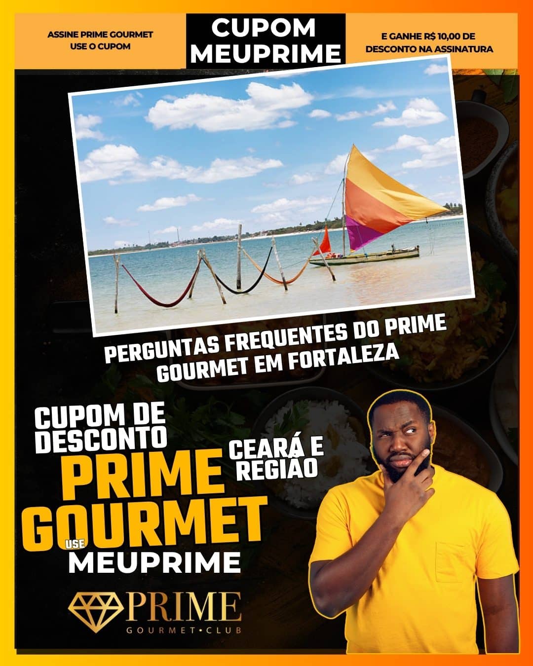 perguntas frequentes do prime gourmet em fortaleza