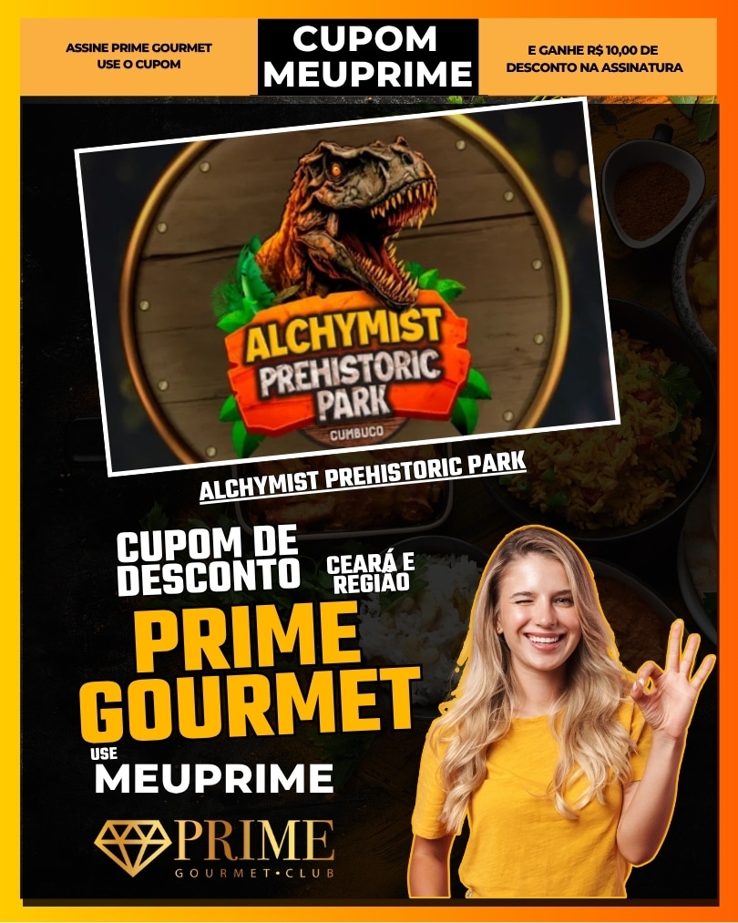 prime gourmet ceará e região transfer oficial do alchymist prehistoric aventura pré histórica em cumbuco