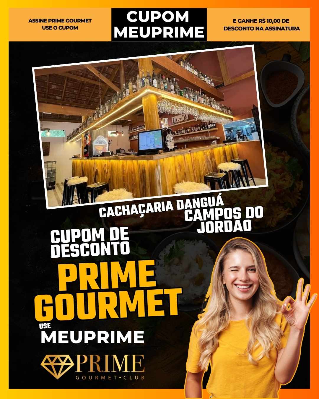 prime gourmet cupom desconto meu prime cachacaria dangua
