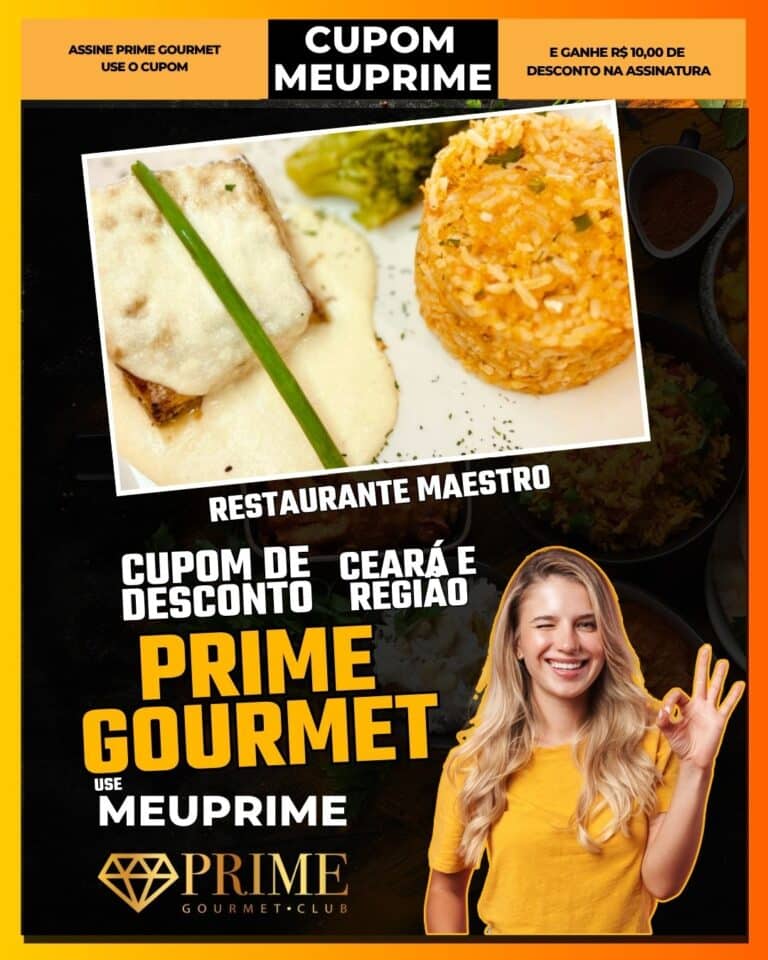 Cupom de desconto Prime Gourmet Ceará