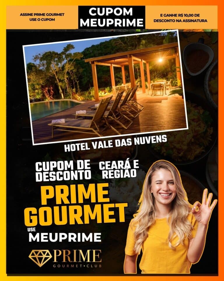 Hotel Vale das Nuvens,Prime Gourmet Guaramiranga,hospedagem serra,hotéis Ceará,desconto Prime Gourmet,cupom MEUPRIME,turismo Guaramiranga,ecoturismo Ceará,oferta Prime Gourmet,economia em hotéis,Guaramiranga,Prime Gourmet