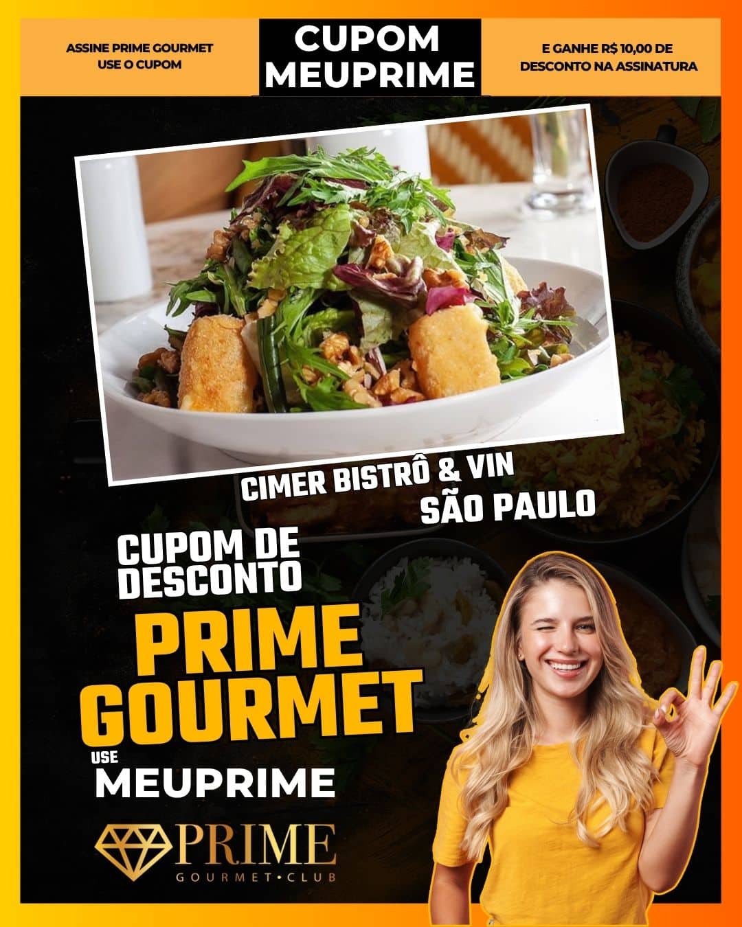 cupom desconto prime gourmet use meu prime abc cimer bistrô & vin