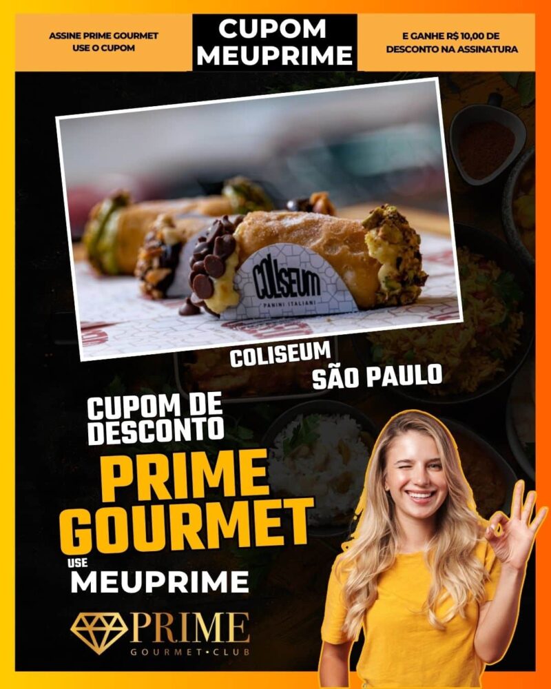 cupom desconto prime gourmet use meu prime abc coliseum