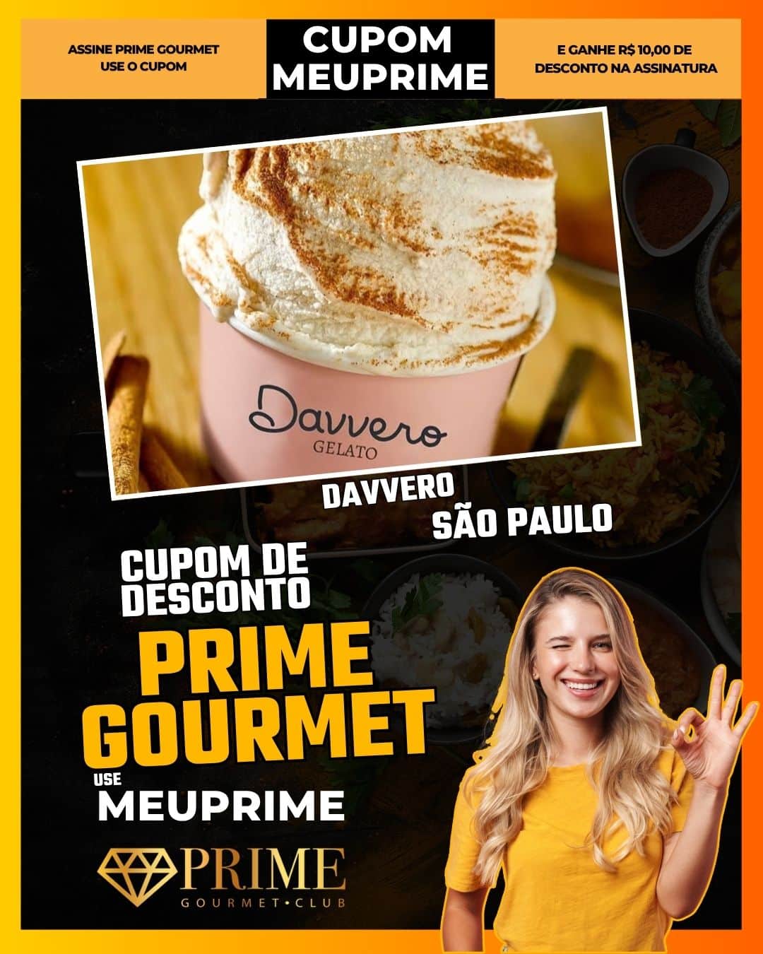 cupom desconto prime gourmet use meu prime abc davvero