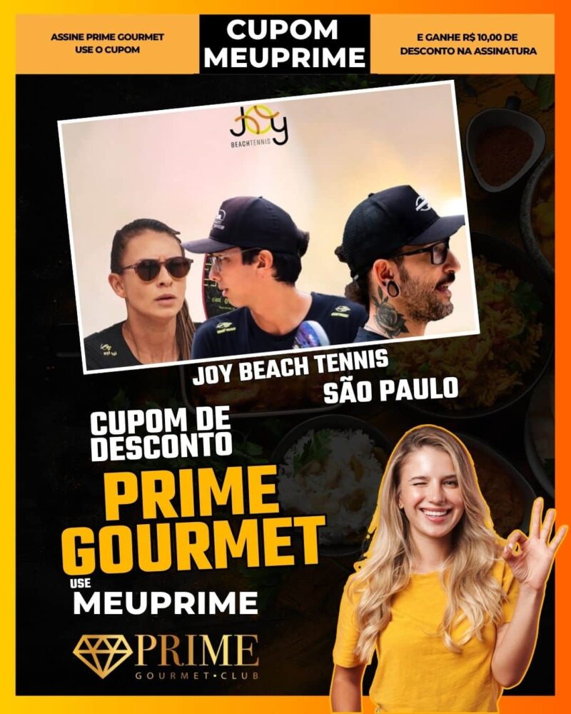 cupom desconto prime gourmet use meu prime abc joy beach tennis