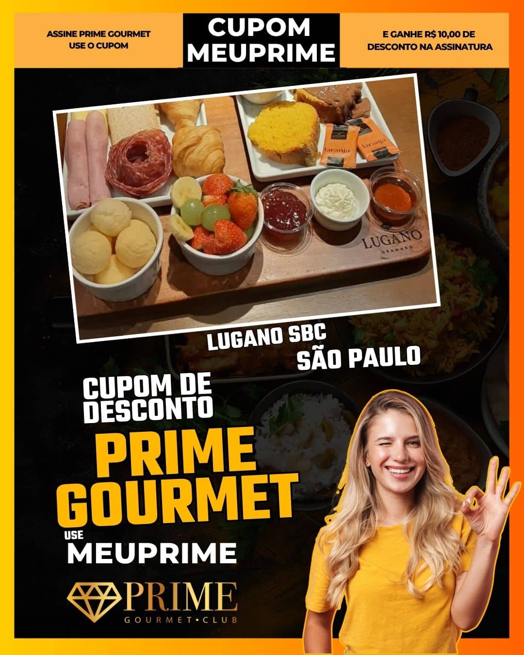 cupom desconto prime gourmet use meu prime abc lugano sbc