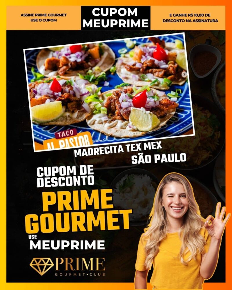 cupom desconto prime gourmet use meu prime abc madrecita tex mex