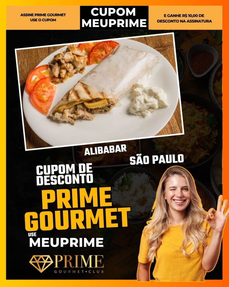 cupom desconto prime gourmet use meu prime alibabar